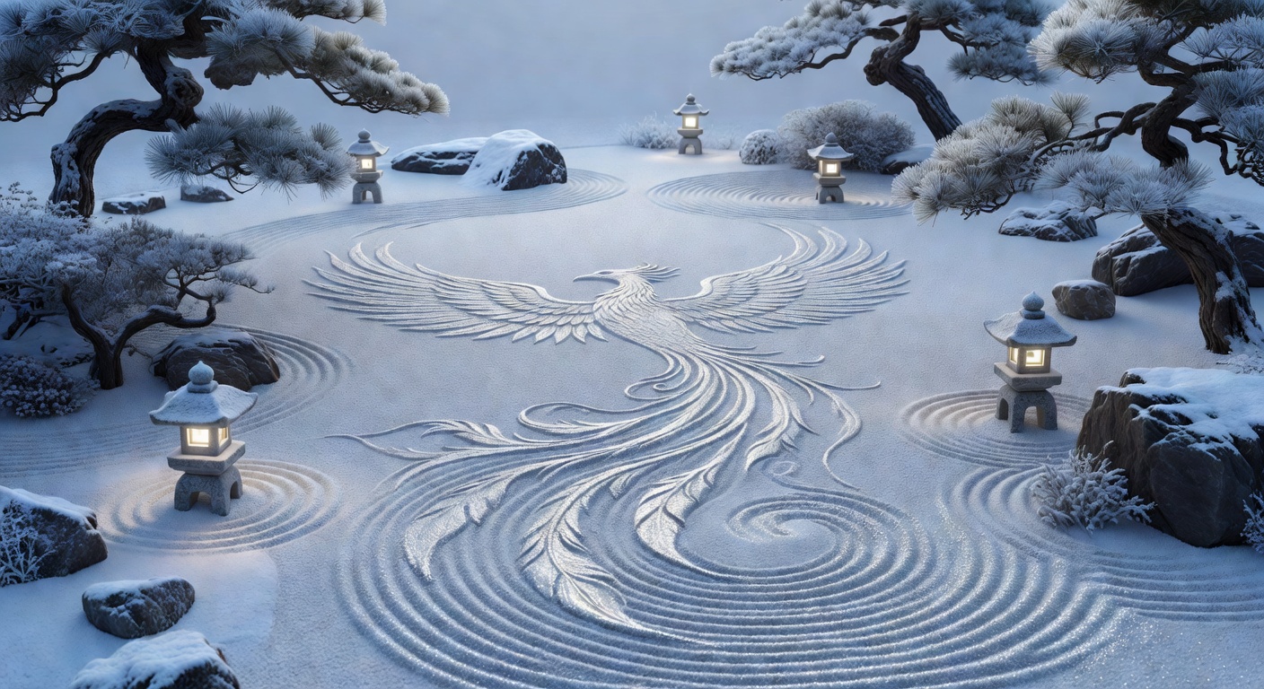 雪の鳳凰